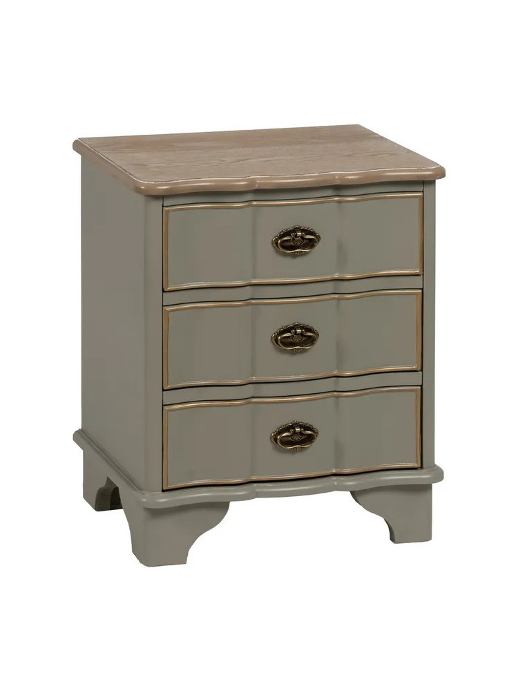 EUGENIA 50 X 35 mesita taupe madera