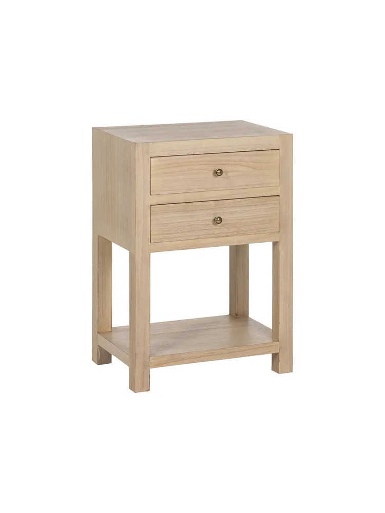 ECO 45 X 30 mesita 2 cajones DM-madera