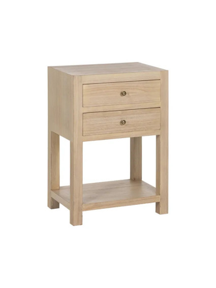 ECO 45 X 30 mesita 2 cajones DM-madera