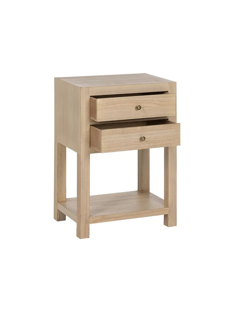 ECO 45 X 30 mesita 2 cajones DM-madera