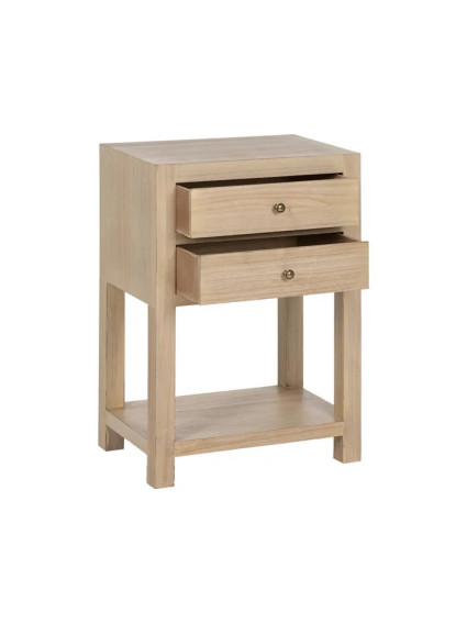 ECO 45 X 30 mesita 2 cajones DM-madera