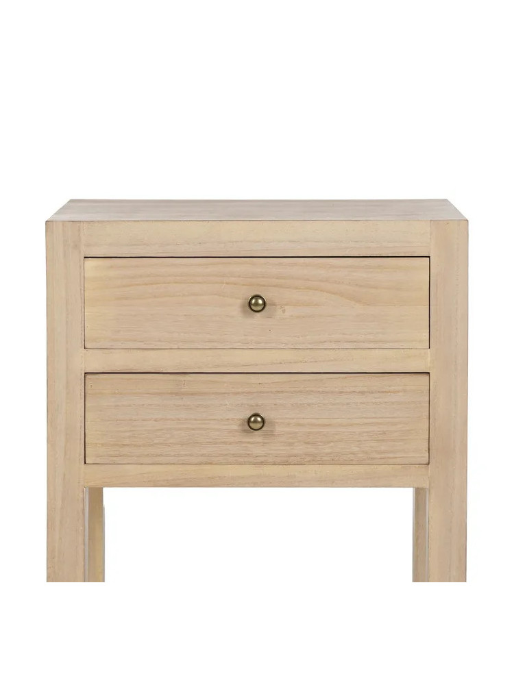 ECO 45 X 30 mesita 2 cajones DM-madera