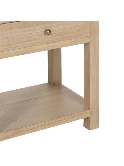 ECO 45 X 30 mesita 2 cajones DM-madera