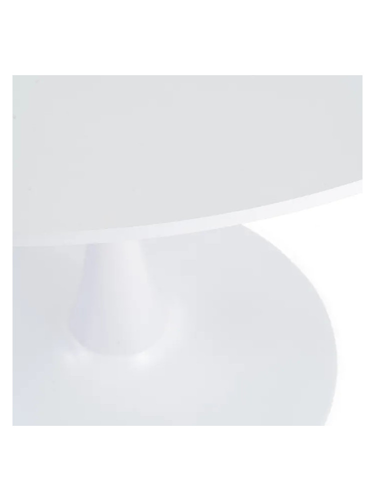 DELIRIO BLANCA 100 X 100 mesa comedor DM-metal