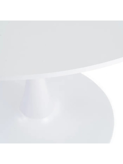 DELIRIO BLANCA 100 X 100 mesa comedor DM-metal