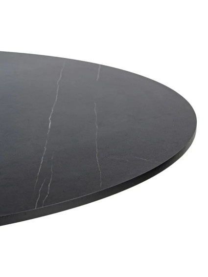 DELIRIO NEGRA 100 X 100 mesa comedor DM-metal