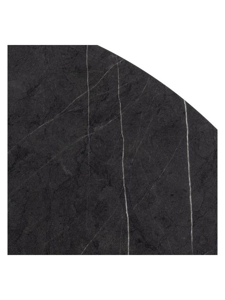 DELIRIO NEGRA 100 X 100 mesa comedor DM-metal