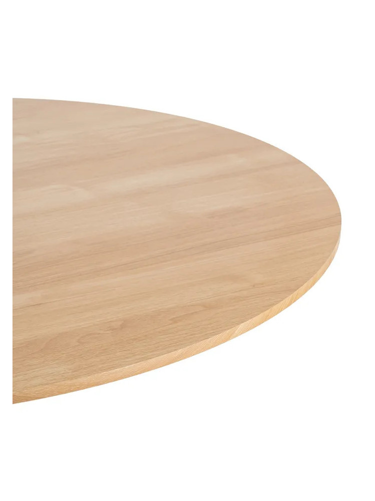 DELIRIO NATURAL-BLANCA 100 X 100 mesa comedor DM-metal