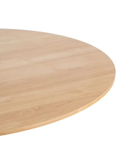 DELIRIO NATURAL-BLANCA 100 X 100 mesa comedor DM-metal