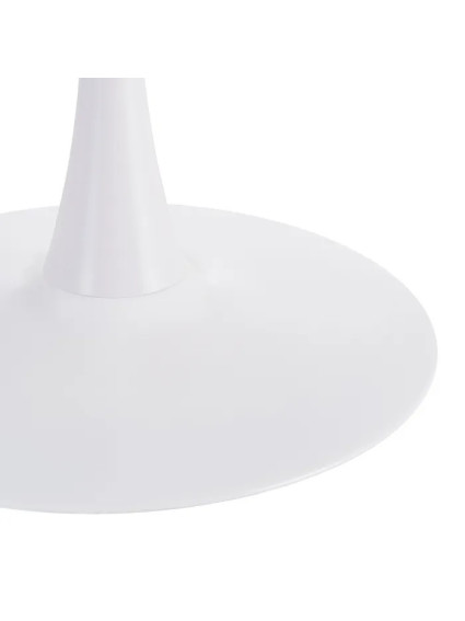 DELIRIO NATURAL-BLANCA 100 X 100 mesa comedor DM-metal