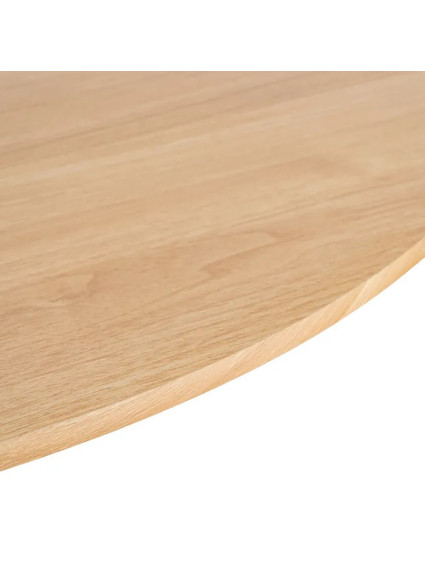 DELIRIO NATURAL-BLANCA 100 X 100 mesa comedor DM-metal