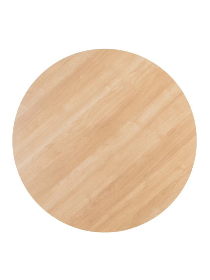 DELIRIO NATURAL-BLANCA 100 X 100 mesa comedor DM-metal