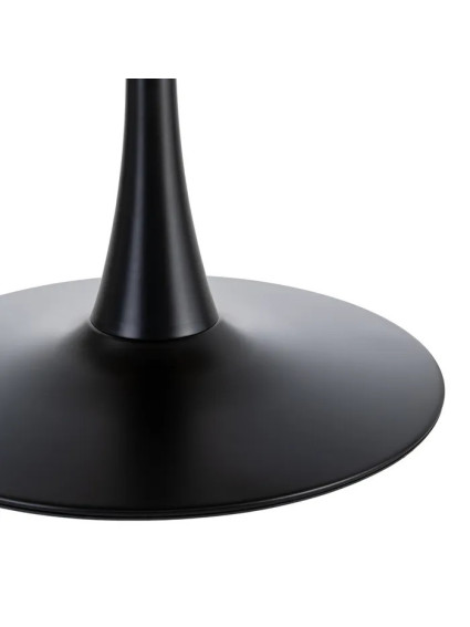 DELIRIO NATURAL-NEGRA 100 X 100 mesa comedor DM-metal