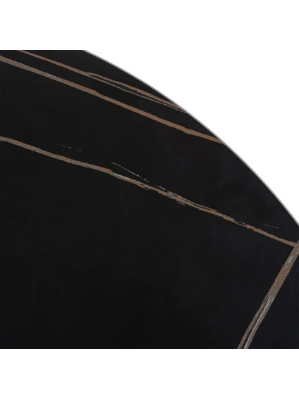 DIMENSIÓN NEGRA 100 X 100 mesa comedor piedra sintetizada