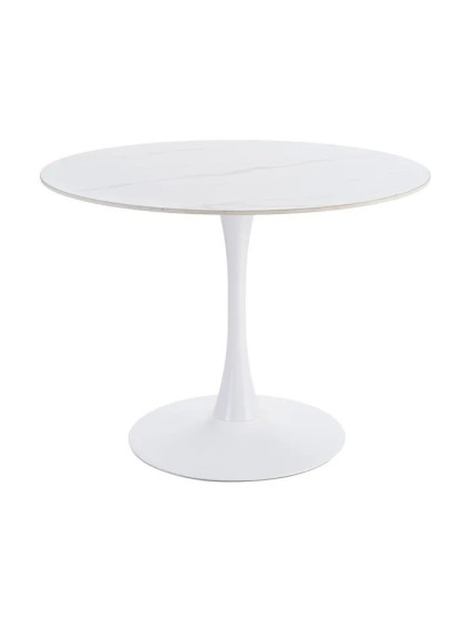 DIMENSIÓN BLANCA 100 X 100 mesa comedor piedra sintetizada