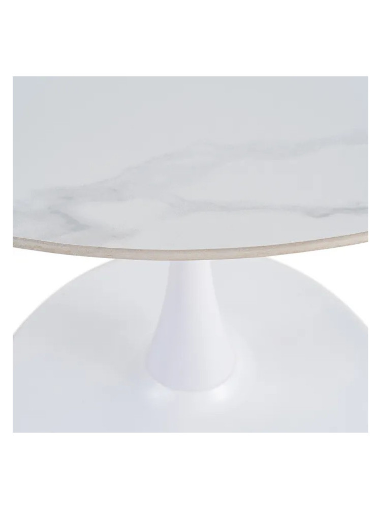 DIMENSIÓN BLANCA 100 X 100 mesa comedor piedra sintetizada