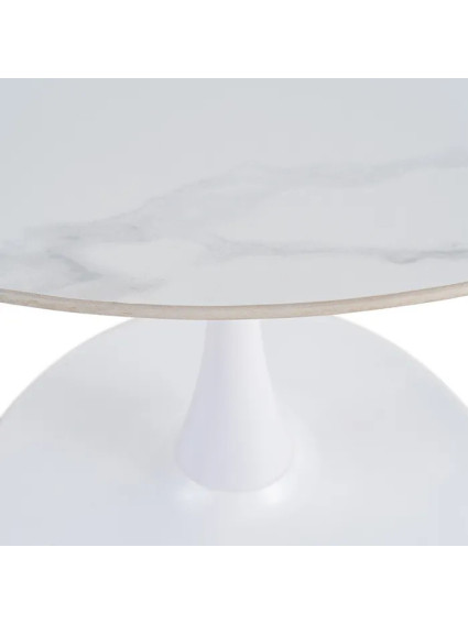 DIMENSIÓN BLANCA 100 X 100 mesa comedor piedra sintetizada