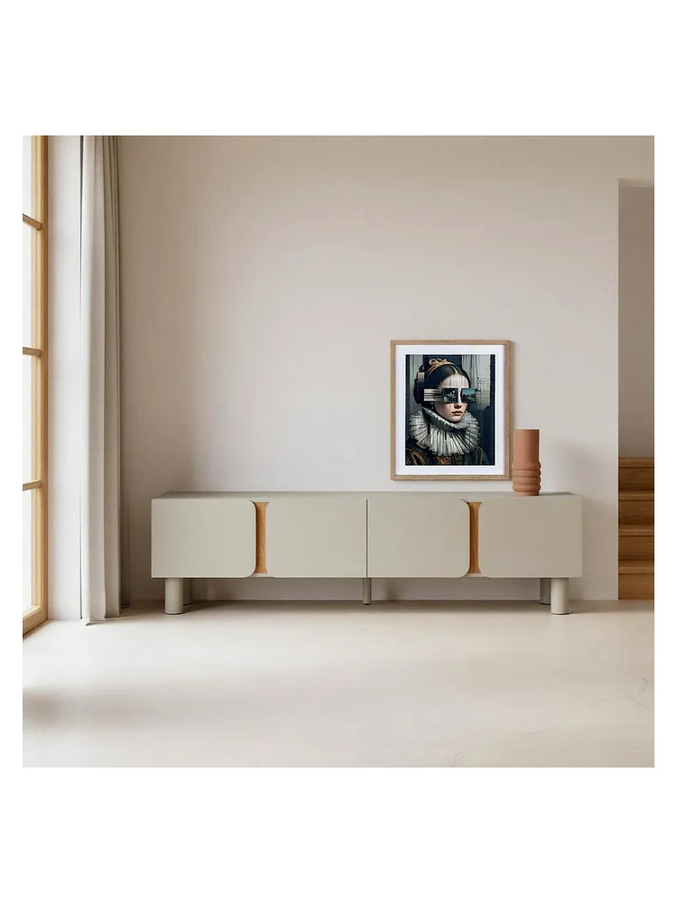 DINÁMICO 180 X 40 mueble TV taupe DM