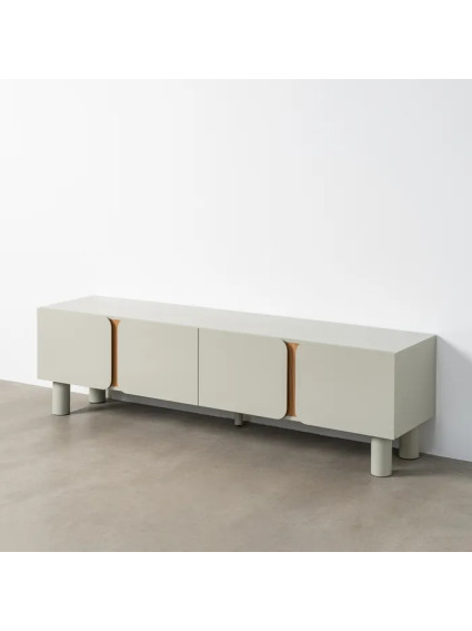 DINÁMICO 180 X 40 mueble TV taupe DM