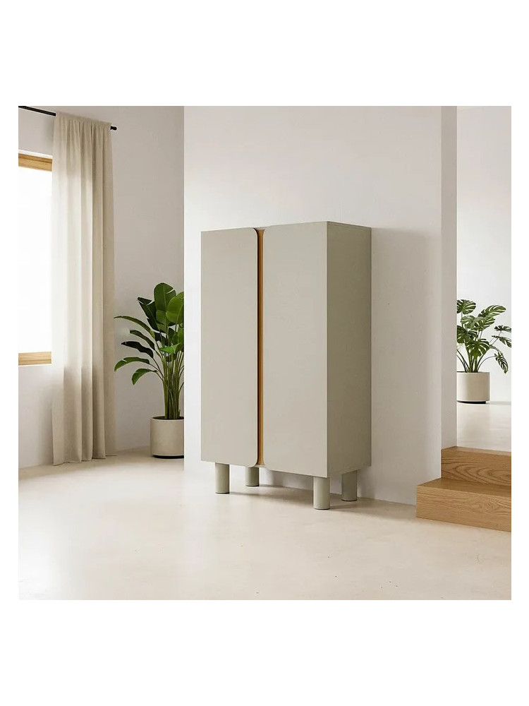 DINÁMICO 80 X 40 armario taupe DM