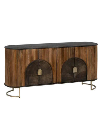 SABANA 153 X 41 aparador natural-oro madera