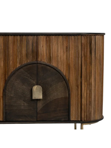 SABANA 153 X 41 aparador natural-oro madera