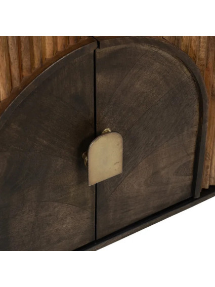 SABANA 153 X 41 aparador natural-oro madera