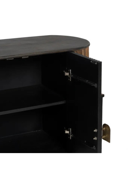 SABANA 153 X 41 aparador natural-oro madera