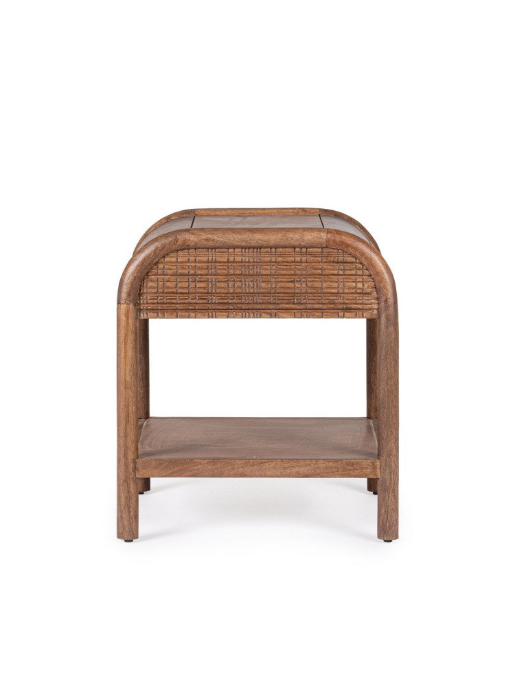 SURCO 45X40 mesita madera de mango