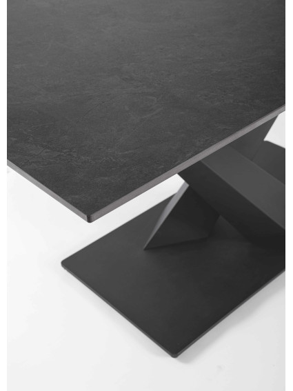 VÉRTICE 160-200X90 mesa extensible negra