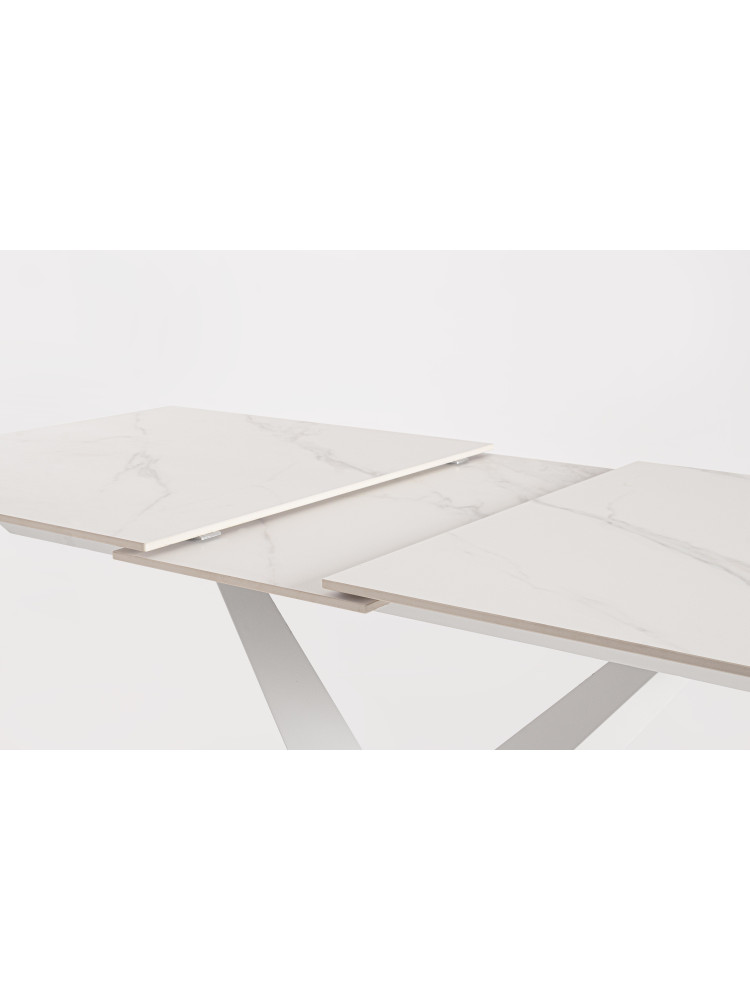 VÉRTICE 160-200X90 mesa extensible blanca