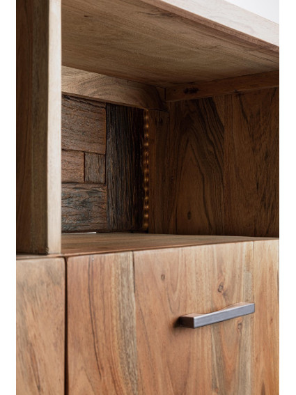 BRÍO 115X40 aparador 2 puertas luz lED