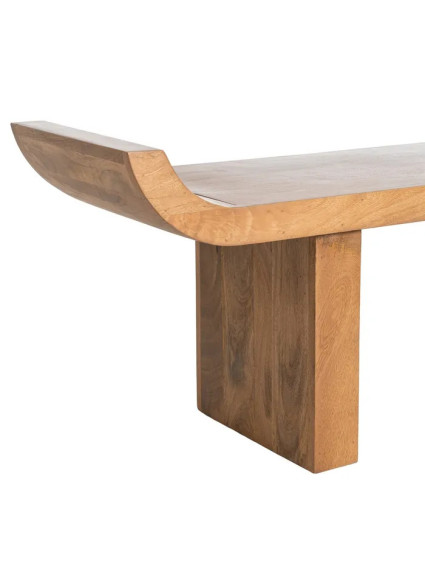 DUNA 160 X 35 banco natural madera de mango