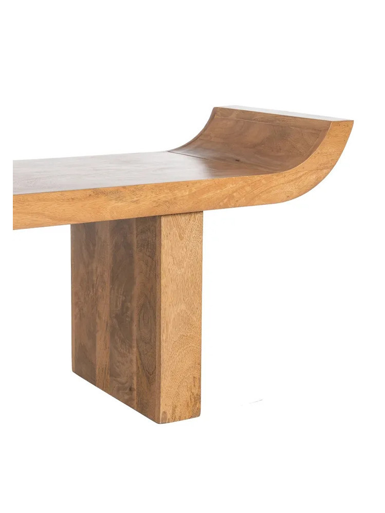 DUNA 160 X 35 banco natural madera de mango