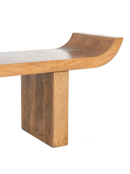DUNA 160 X 35 banco natural madera de mango
