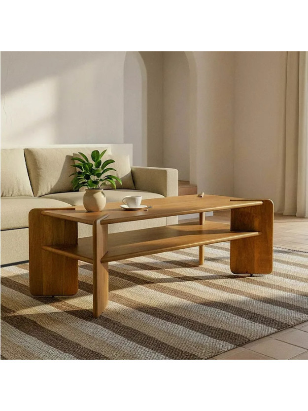 DUNA 121 X 61 mesa centro madera de mango