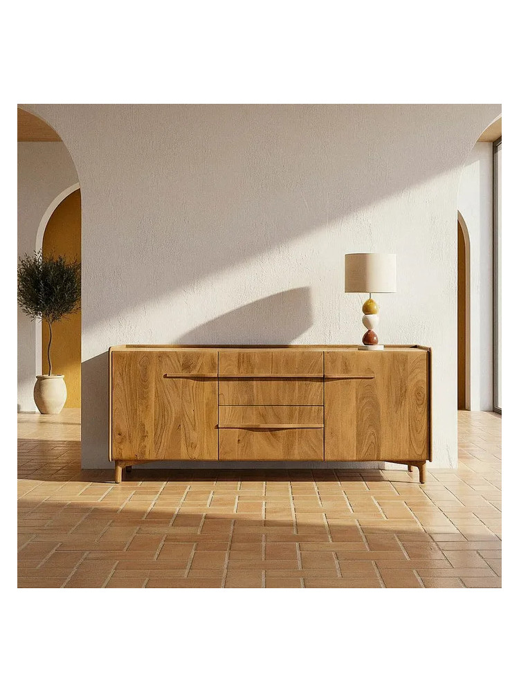 DUNA 160 X 45 aparador natural madera de mango