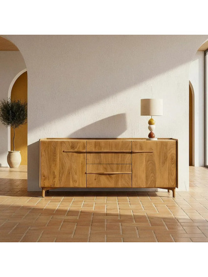 DUNA 160 X 45 aparador natural madera de mango