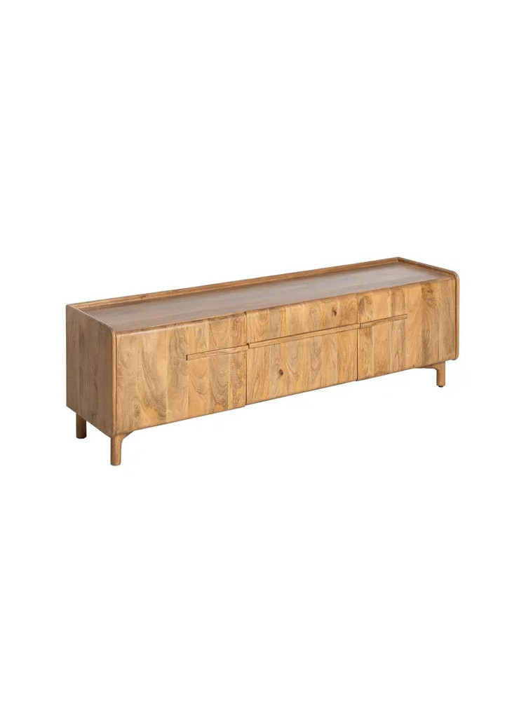 DUNA 160 X 40 mueble TV natural madera de mango