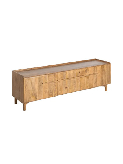 DUNA 160 X 40 mueble TV natural madera de mango