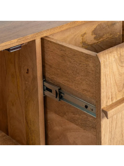 DUNA 160 X 40 mueble TV natural madera de mango