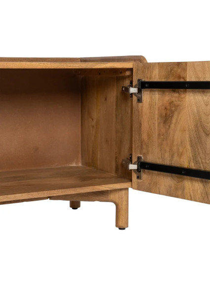 DUNA 160 X 40 mueble TV natural madera de mango