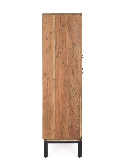 BRÍO 145X40 aparador alto 2 puertas - 2 cajones luz LED