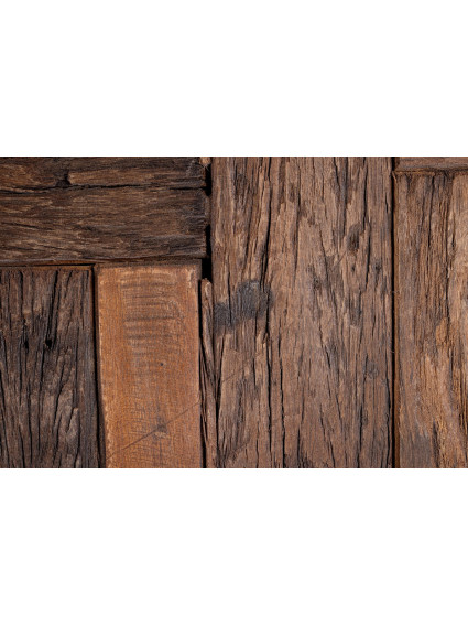 BRÍO 115X40 estantería 2 puertas- 2 cajones luz LED