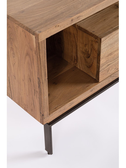 BRÍO 175X40 mueble TV luz LED