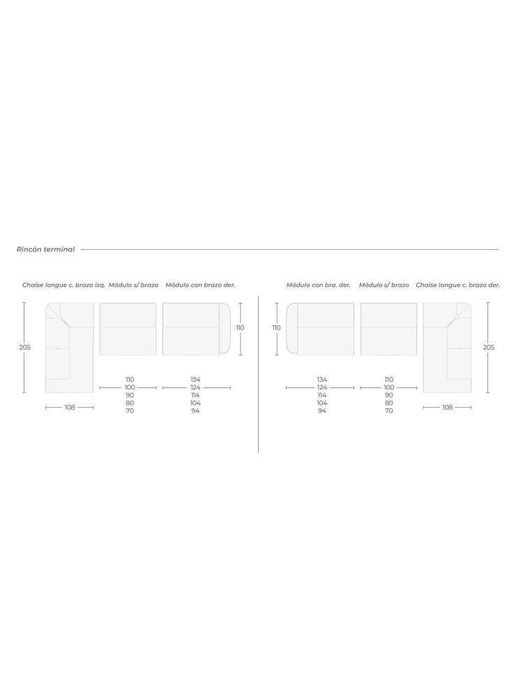 Rinconera OSAKA 332cm MOTORIZADO