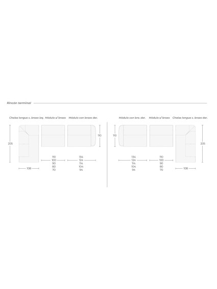 Rinconera OSAKA 332cm MOTORIZADO