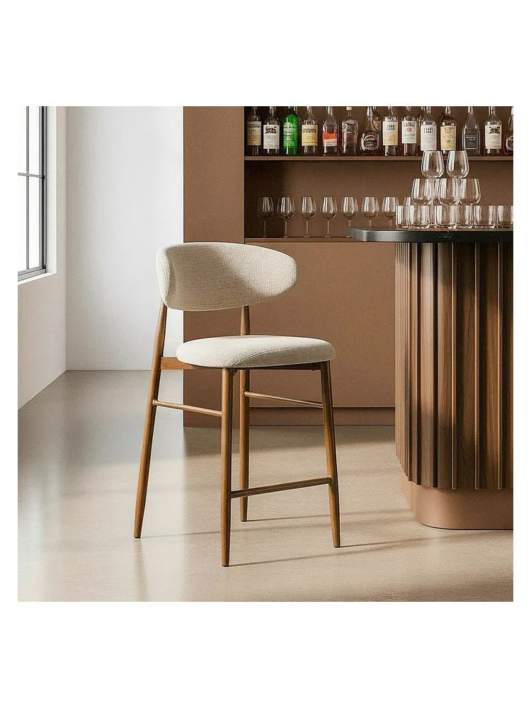 ÉLITE pequeño 53 X 52 taburete beige
