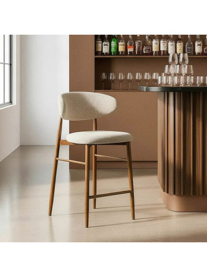 ÉLITE pequeño 53 X 52 taburete beige