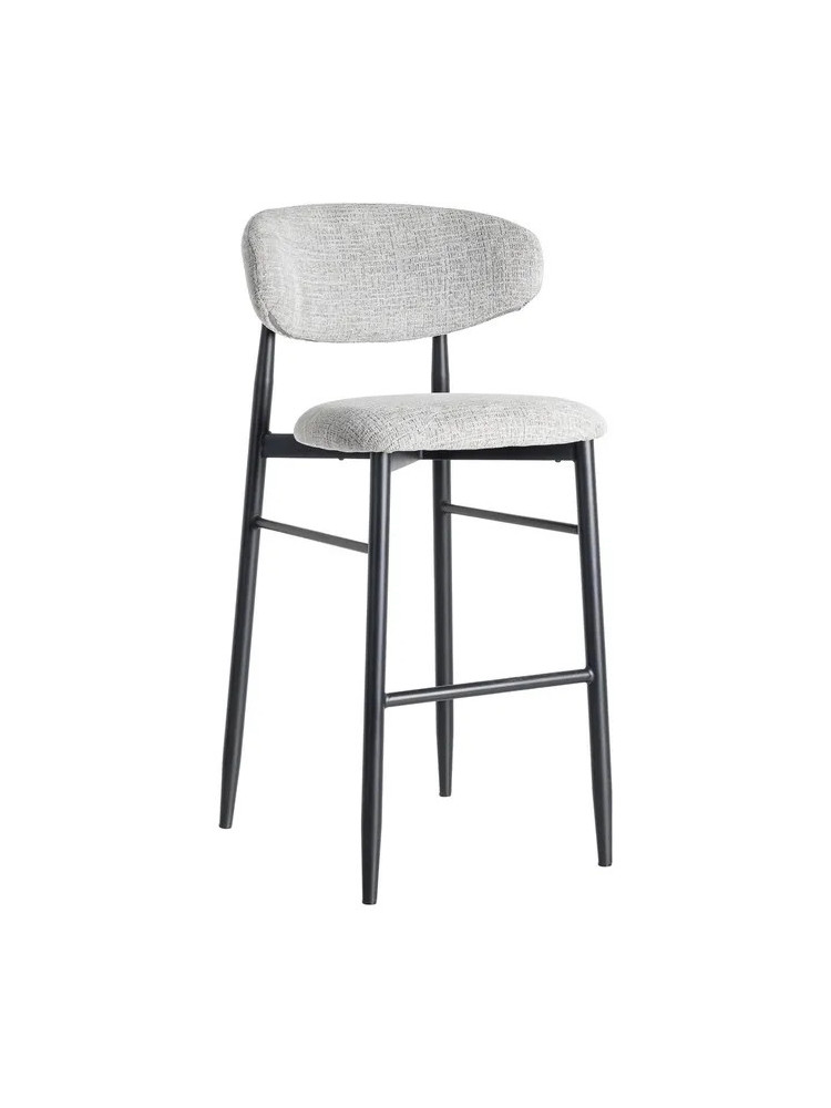 ÉLITE grande 53 X 52 taburete gris-negro